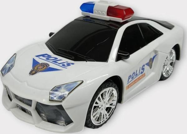 Sesli Işıklı Çarp Dön Polis Arabası  - Image 1