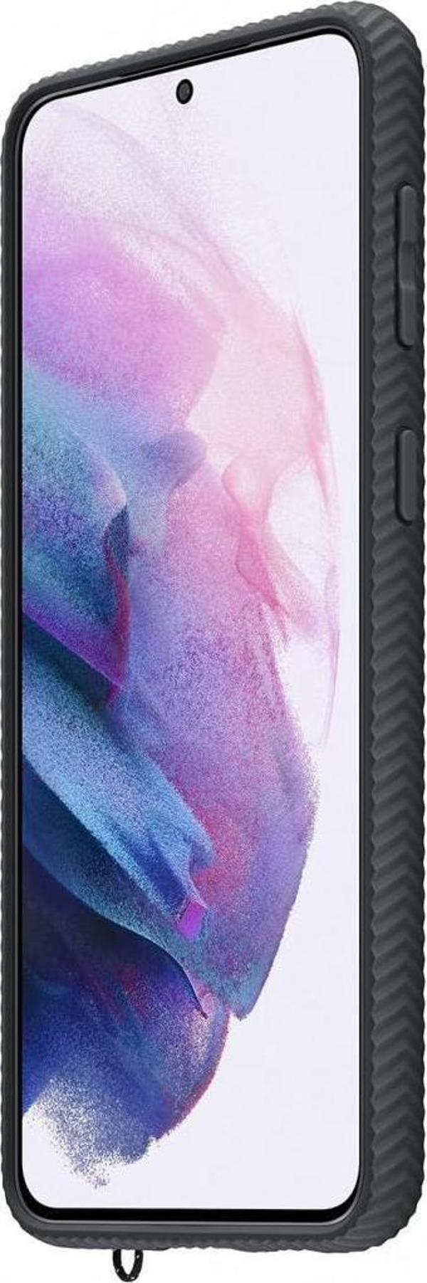 Galaxy S21 Plus 5G ile Uyumlu Clear Protective Cover Siyah EF-GG996CBEGWW - Image 1