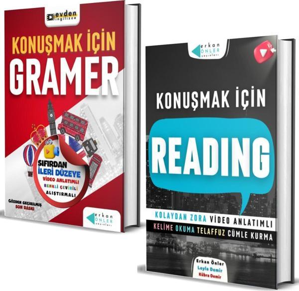 GRAMERLİ READING SETİ (2 KİTAP+VİDEO DERSLER)GRAMER+READİNG - Erkan Önler Yayınları - Image 1