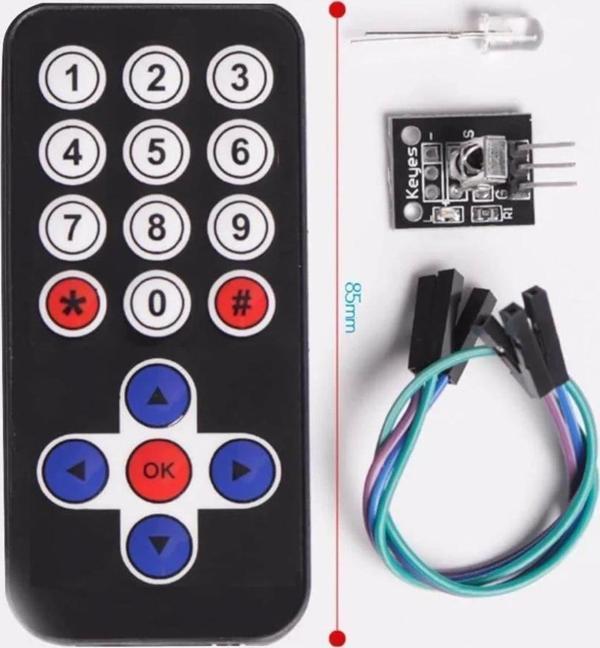 Arduino Kızılötesi IR Alıcı Verici Kumanda Seti Kumanda Kiti - Image 1