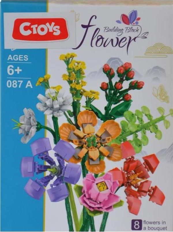 Ctoys Surprise Flower Building Block 087A - Image 1