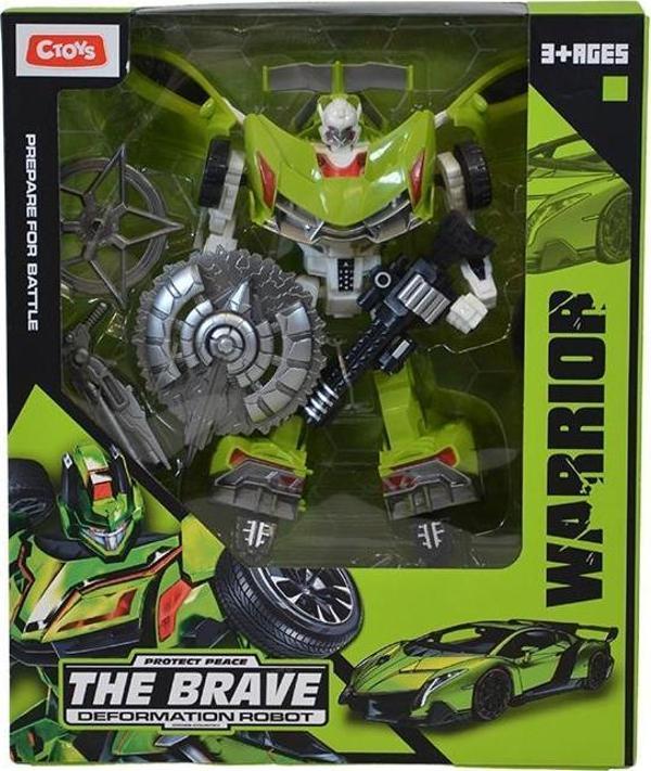 Ctoys Warrıor The Brave Deformatıon Robot Yeşil HF9389AB - Image 1