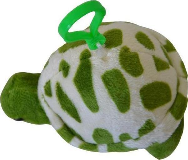 Selay Toys Pelüş Anahtarlık Uyku Kaplumbağa Yeşil Beyaz Desenli 1534 - Image 1