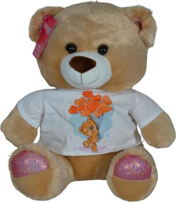 Selay Toys Pelüş Oturan Ayı Kahverengi 0078 - Image 1