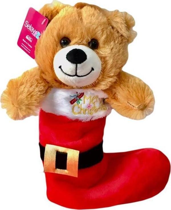 Selay Toys Peluş Yılbaşı Çorap Ayıcık - Image 1