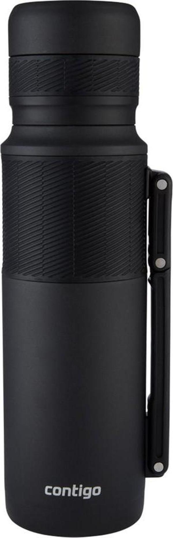 Contigo Thermal Bardaklı Çelik Termos 1.2L Siyah - Image 1