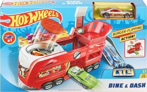 Hot Wheels Hareketli Restoran Oyun Seti FJN39 - Image 1