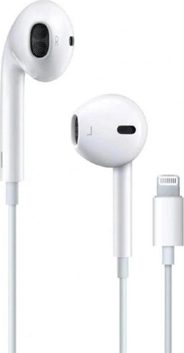 LinkTech H307 Lightning Tak-Çalıştır Kulak İçi Kablolu Kulaklık Beyaz - Image 1