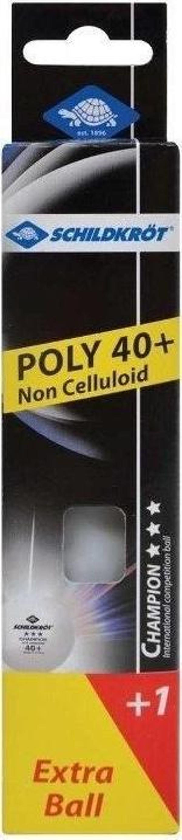 Sk Tt Ball 3 Champion Poly Masa Tenis Topu 40+(3+1 White) 608541 - Image 1