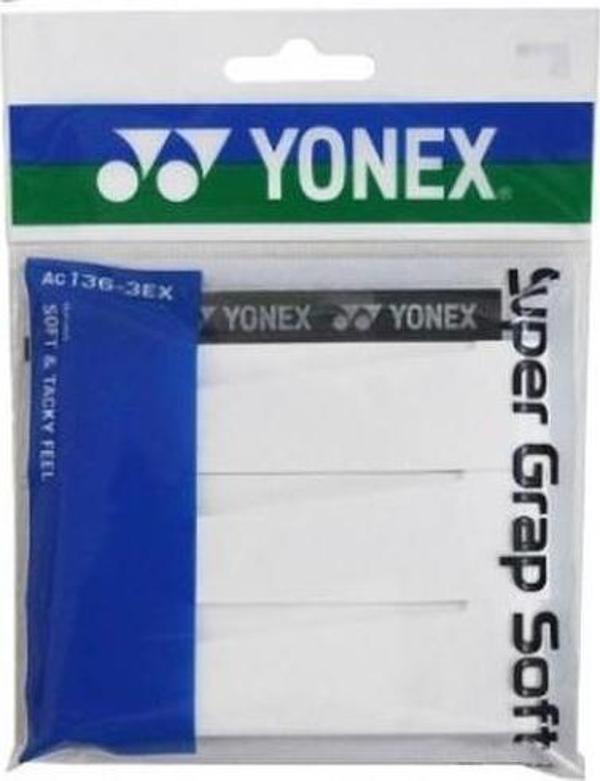 Yonex Ac 136 Super Grap Soft 3'lü Beyaz - Image 1