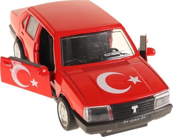 Birlik Oyuncak Metal Çek Bırak Kapıları Açılan Şahin Araba - Image 1
