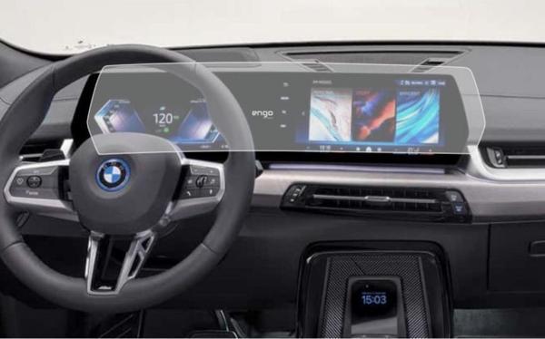 BMW iX2 Mat Ekran Koruyucu Multimedya U10 Kavisli Tek Parça - Image 1