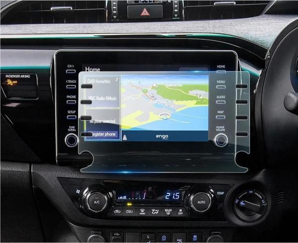 Toyota Hilux 8 inç Multimedya Ekran Koruyucu Şeffaf Nano - Image 1