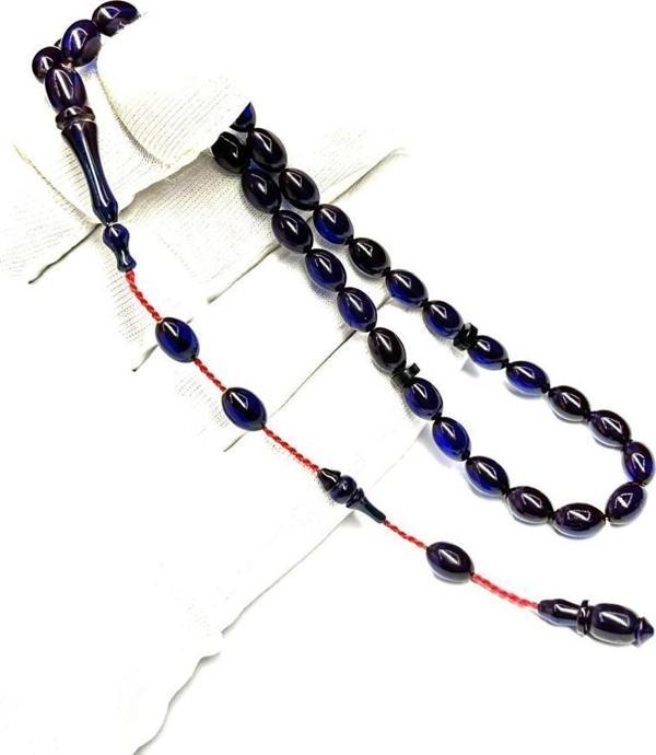 Beyzi Model Sistemli 6-9mm Sıkma Ateş Kehribar Tesbih - Image 1