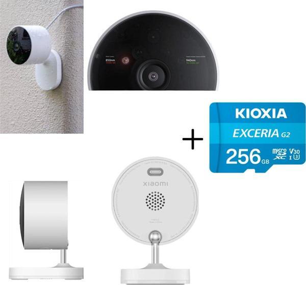 Xiaomi Outdoor AW200 3 Megapiksel Güvenlik Kamerası+Kioxia Exceria G2 LMEX2L256GG2 Class 10 - Image 1