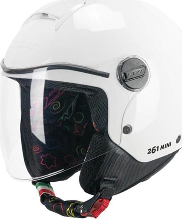 CGM 261A MINI MONO ÇOCUK KASKI Beyaz YXL - Image 1