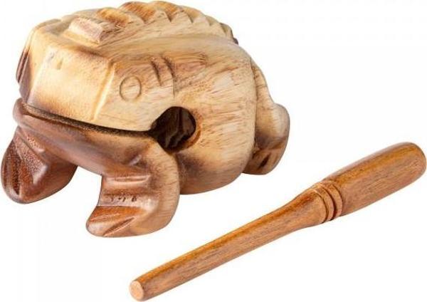 Nino NINO515NT Wood Large Frog Güiro (Natural) - Image 1