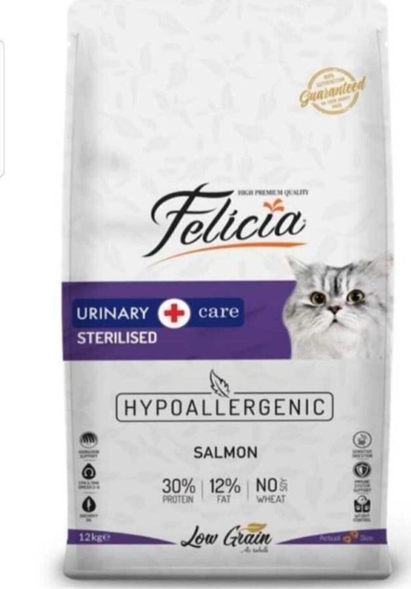 Felicia Somonlu Kısırlaştırılmış Kedi Maması 12 Kg - Image 1