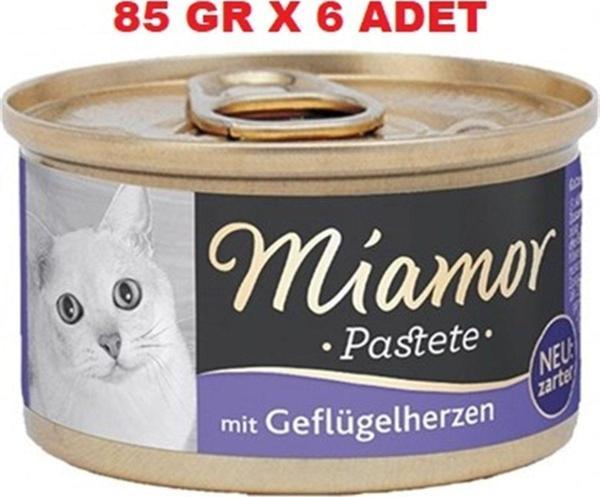 Miamor El494 Pastete Yürekli Kedi Konservesi 85 Gr 6 Adet - Image 1