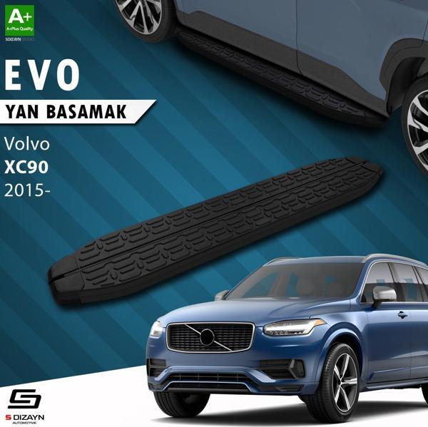 S-Dizayn Volvo XC90 2 Evo Siyah Yan Basamak 193 Cm 2015 Üzeri - Image 1