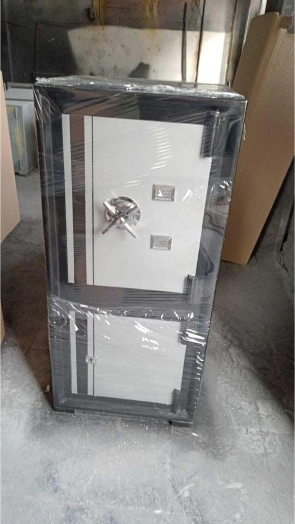 MyWondry Çelik Para Kasası 85 Cm Siyah Gri - Image 1