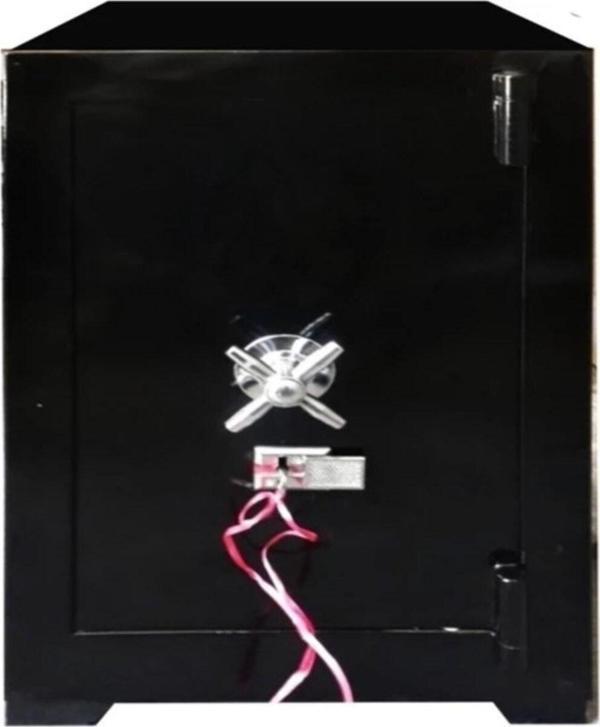 MyWondry Store Çelik Para Kasası 40 Cm Siyah - Image 1
