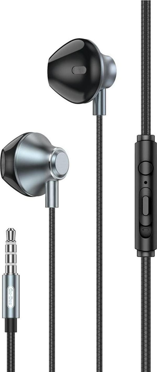 Go-Des Süper Bass Kablolu Metal Kulaklık 3.5Mm Jack Go Des Gd-Ep216 Serisi ​Hi-Fi Ses Sistemi (1.2Mtr) - Image 1