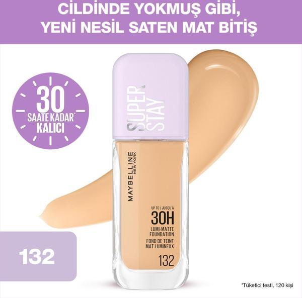 Maybelline New York Super Stay Lumi Matte Fondöten - 132 - Image 1