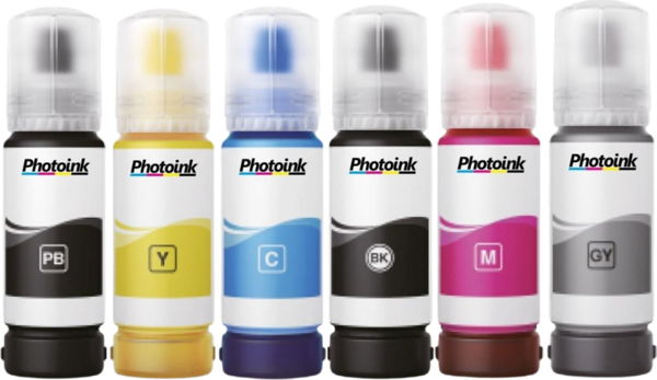 Photoink Epson L8180 6 Renk Muadil Mürekkep 115 - 70 ML - Image 1