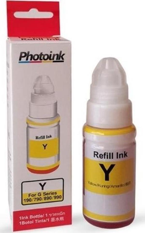 Photoink Canon G3410 Sarı Mürekkep 70 ML GI-490 - Image 1