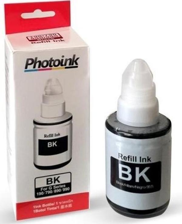 Photoink Canon G3411 Siyah Mürekkep 135 ML GI-490 - Image 1