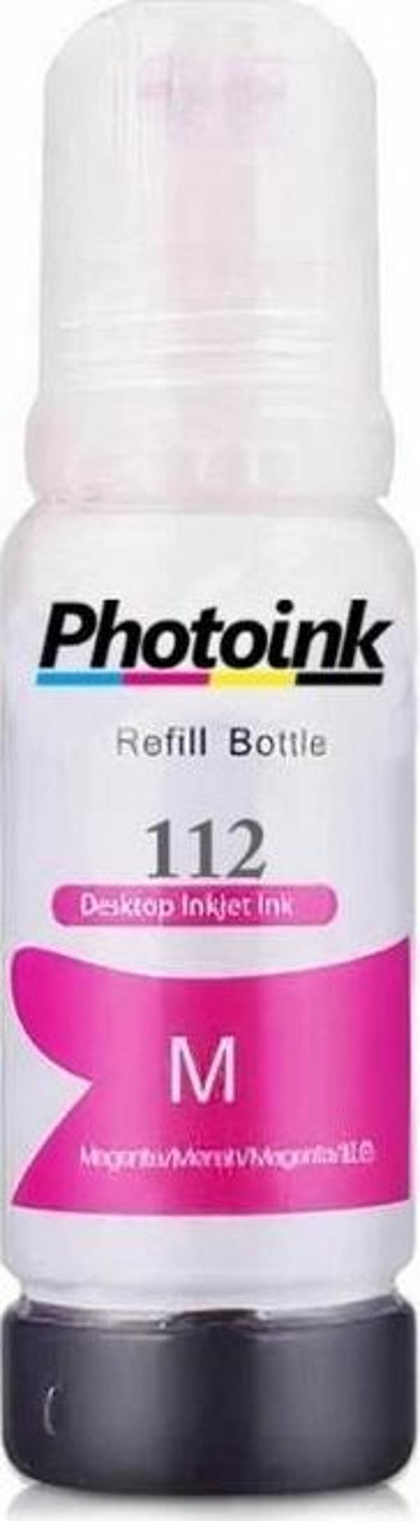 Photoink Epson L6550 Kırmızı Muadil Mürekkep 112 - 70 ML - Image 1