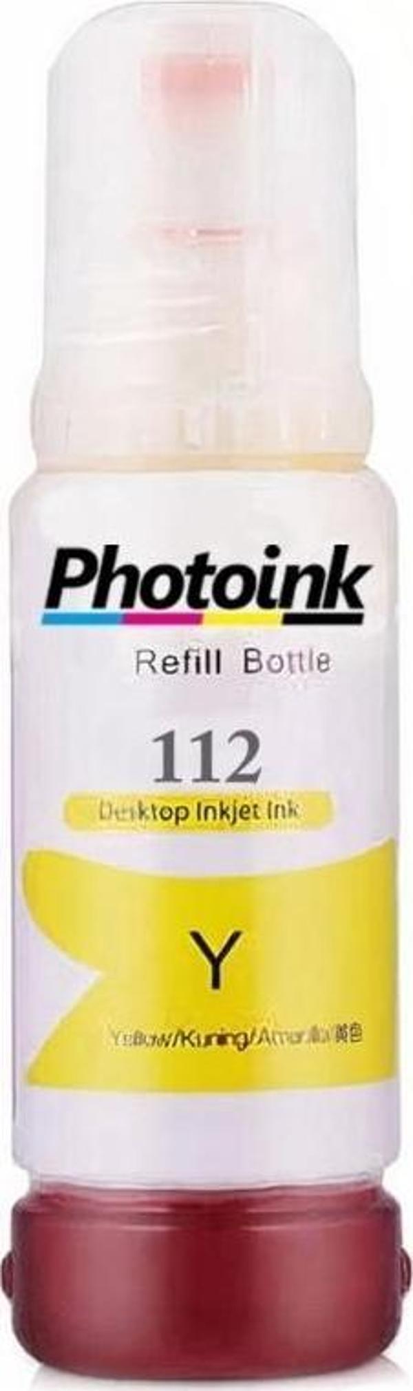 Photoink Epson L6570 Sarı Muadil Mürekkep 112 - 70 ML - Image 1