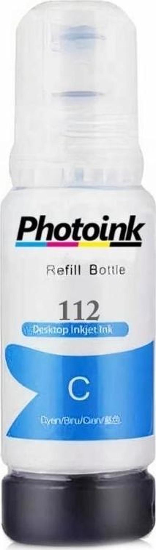 Photoink Epson L6580 Mavi Muadil Mürekkep 112 - 70 ML - Image 1