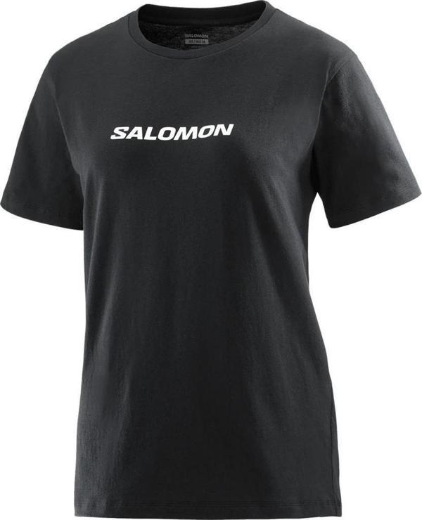 Salomon Logo SS Tee Kadın T-Shirt - Image 1