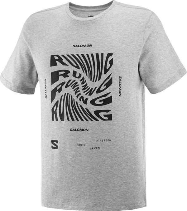Salomon Running Graphic SS Tee Erkek T-Shirt - Image 1
