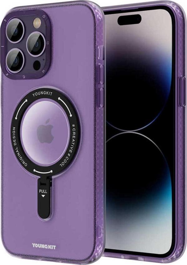 YoungKit iPhone 13 Pro Max Uyumlu Kılıf Magsafe Şarj Özellikli Rock Serisi Kapak - Image 1