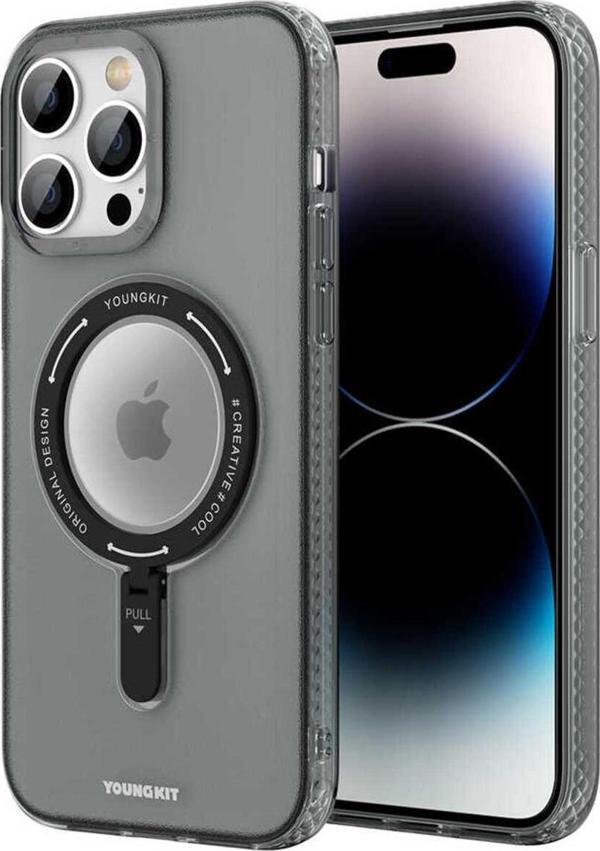YoungKit iPhone 13 Pro Max Uyumlu Kılıf Magsafe Şarj Özellikli Rock Serisi Kapak - Image 1
