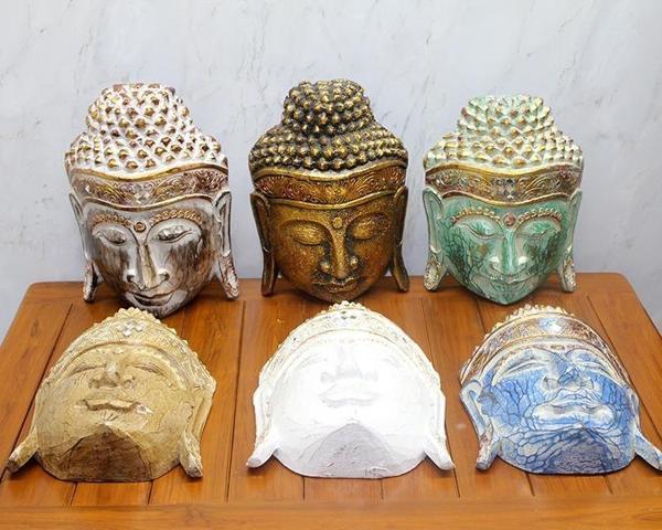 Ahşap Buda Maske 30 Cm Galıleo-22 - Image 1