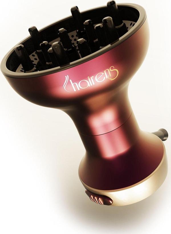 Hairens Hrs-530 Vintage Kıvırcık Saçlara Özel Saç Kurutma Makinesi & Vigo Dalgalandırıcı 700 Watt - Image 1