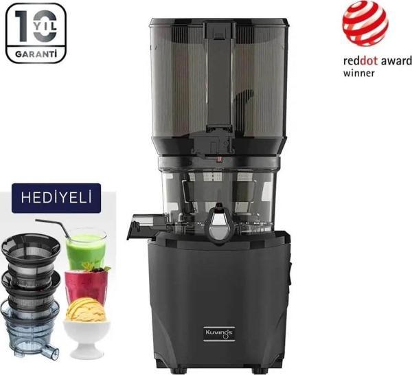 Kuvings AUTO10 Hands-Free Yavaş Sıkım Slow Juicer Meyve Sıkacağı Siyah - Image 1