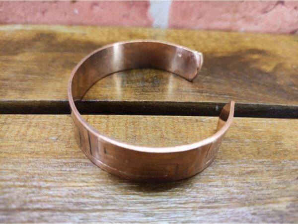 Ayarlanabilir Bakır Bileklik 17 Cm Kalınlık 1,5 Cm Sağlık Için Takınız - Image 1