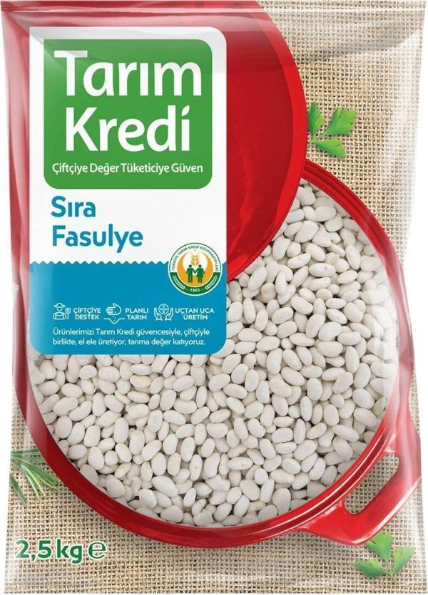 Tarım Kredi Birlik Türkiye Tarım Kredi (8 Mm) Fasulye Sıra 2500 Gr - Image 1