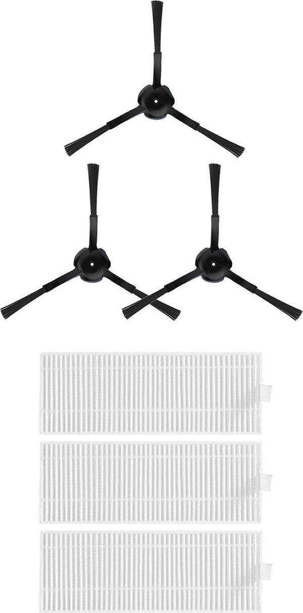 360 Vacuum Mop Cleaner S10 Robot Süpürge 6'lı Yedek Parça Seti - Muadil Ürün - Image 1