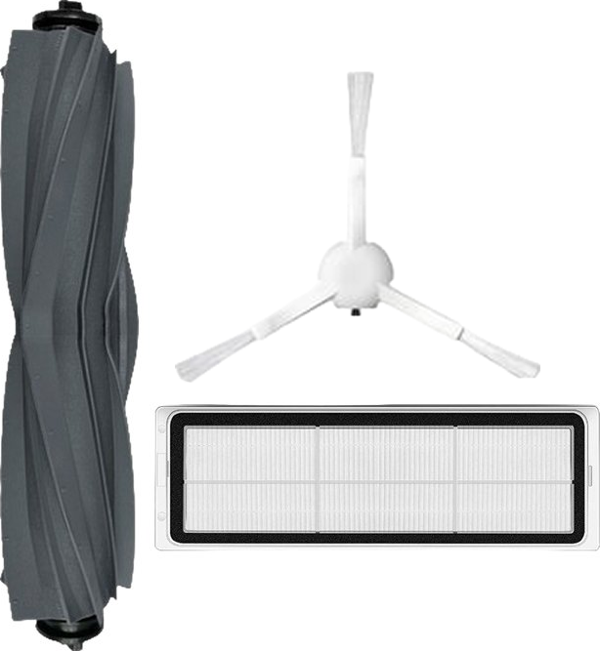 Dreame D10 Plus Gen 2 Robot Süpürge 3lü Fırça ve Filtre Seti - Image 1