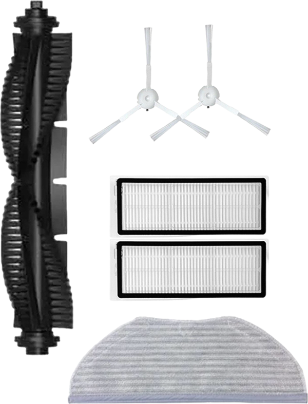360 Vacuum Mop Cleaner S9 Robot Süpürge 6'lı Yedek Parça Seti - Muadil Ürün - Image 1