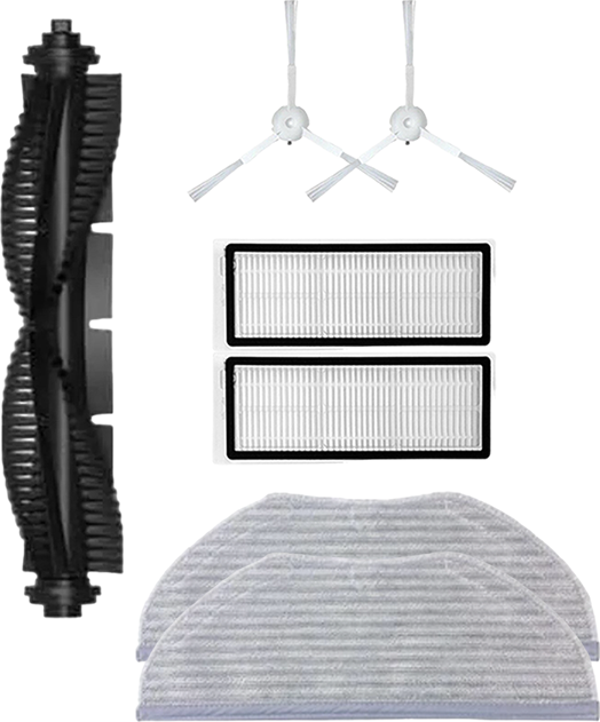 360 Vacuum Mop Cleaner S9 Robot Süpürge 7'li Yedek Parça Seti - Muadil Ürün - Image 1