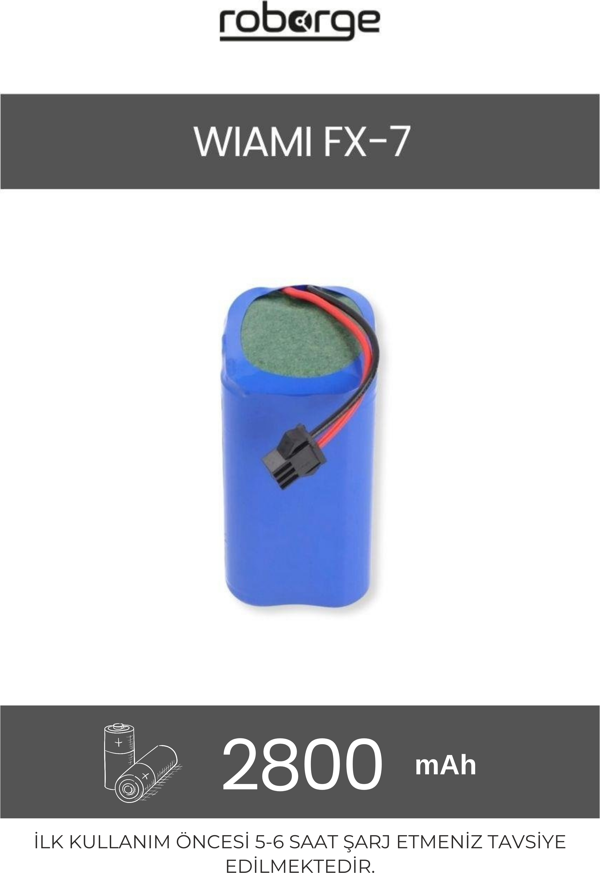  Wiami FX-7 Robot Süpürge Uyumlu Batarya 2800 mAh - Muadil Ürün - Image 1