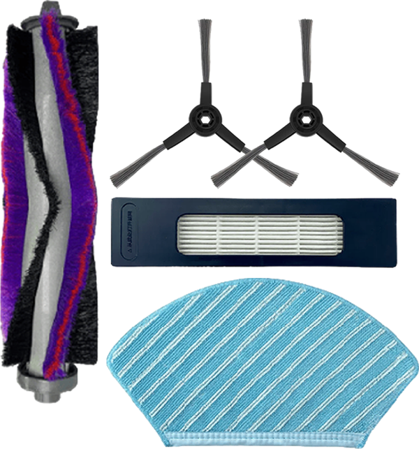 Midea M7 Robot Süpürge Ana Fırça Yan Fırça Filtre ve Bez - Image 1