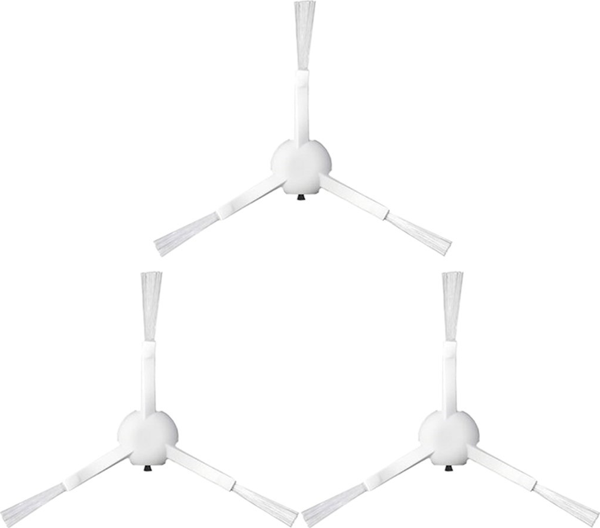 Roborge Vestel V-Bot Pro B Robot Süpürge Uyumlu 3'lü Yan Fırça - Muadil Ürün - Image 1